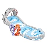 Intex 57159EP Surf 'N Slide 15 Foot Long Inflatable Kids Backyard Splash Play Center Shark Water Slide